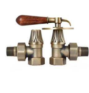 <span class=keywords><strong>Valvole</strong></span> per Radiatori in Ottone Anticato, Classiche e Tradizionali, per il Controllo del Riscaldamento - Product Image 1