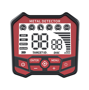 Détecteur de métaux avec écran LCD, 4 modes réglables, sensibilité 10 pouces, interface USB, performances stables pour la plage, l'industrie et l'usage souterrain - Product Image 4