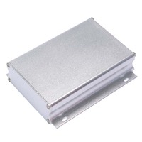 Caja Metálica Eléctrica de Aleación de Aluminio Extruido Anodizado Personalizado, Caja Electrónica de PCB de Extrusión de Aluminio Dividida para Montaje en Pared