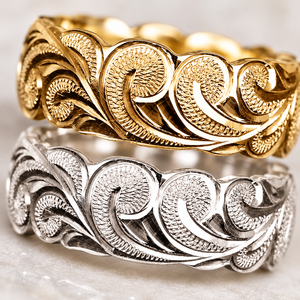 Bague de mariage unisexe en zircon serti à griffes, motif végétal, classique, élégante, tendance - Product Image 5