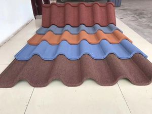 <strong>Roofing</strong> Tiles Color Stone Coated Metal Roof Tiles Rainbow Stone Coated Metal Roof Tile - Product Image 5