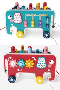 NOUVEAU <span class=keywords><strong>Jouet</strong></span> éducatif Boîte à marteaux <span class=keywords><strong>en</strong></span> bois Apprentissage précoce des enfants Jouets à marteler Cadeaux pour enfants - Product Image 4