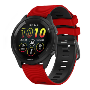 Bracelet de montre connectée en silicone 22 mm, design Sport Loop, ajustement confortable, 7 couleurs, boucle à ardillon, compatible avec les montres connectées - Product Image 4