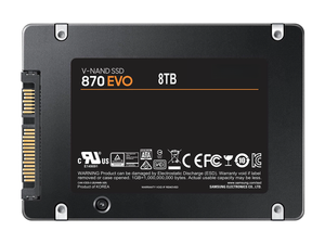 SSD interno SATA de 8 TB 870 EVO de 2.5 pulgadas MZ 77E8T0B AM - Product Image 3
