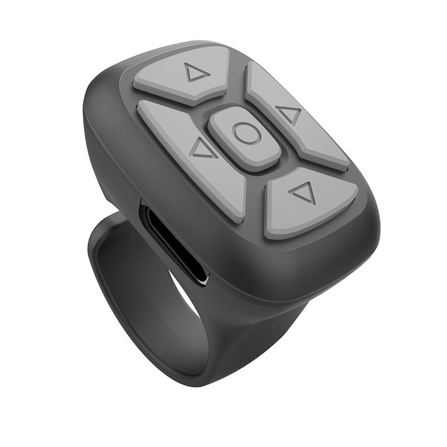Cross-border S18 Ring TikTok Remote Wireless Selfie Stick Lazy-Style Like-Tapping Page-Turning for Phone Controller 10m