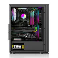 Boîtier d'ordinateur ATX standard au meilleur prix pour PC de jeu, boîtier gamer en verre, boîtier d'ordinateur de bureau, boîtier de jeu ouvert, boîtier de PC de table Micro ATX