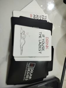 เกมไพ่ซิลิโคนกันน้ำสำหรับผู้ใหญ่ ปาร์ตี้โป๊กเกอร์ ความปรารถนาอันเมาคลั่ง สำหรับคู่รัก - เกมเซ็กส์ พร้อมกล่องของขวัญ 50 ชิ้น - Product Image 3