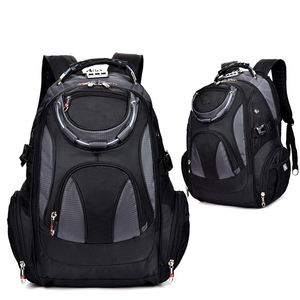 Sac à dos d'ordinateur portable d'affaires imperméable avec logo personnalisé, faible MOQ, port de charge USB, sac à dos de voyage - Product Image 1