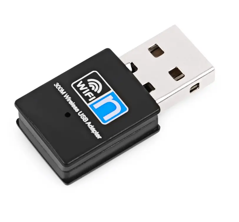 미니 USB WiFi 어댑터 300Mbps 와이파이 수신기 외부 무선 네트워크 카드 RTL8192 PC 노트북 용