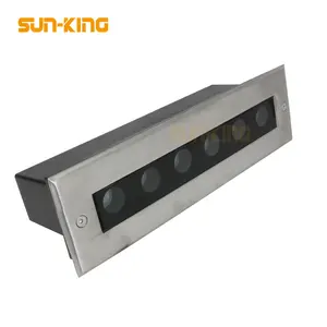 최고 품질 블루 2700K 선형 프로젝션 220v 지하 led 포장 돌 조명 5W 6W 차도 recessed 빛