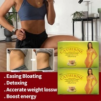 32 Sachets de Thé Catherine – Infusion Minceur Bio à base de Thé Vert