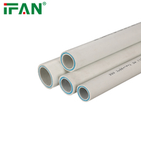 IFANPLUS Fournisseur fiable Tuyaux de plomberie en plastique NBR 15884 n Mexique Tuyau d'eau en fibre de verre PPR 20-125mm Tube PPR