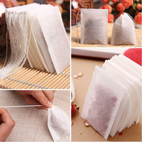 Sachets de thé vides thermoscellables avec ficelle, filtres pour herbes et thé en vrac, pour la maison et les voyages