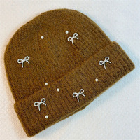 Bonnet d'hiver pour femmes de couleur unie en gros