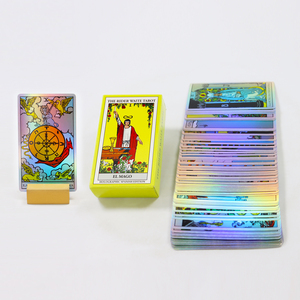 Cartas de Tarot Personalizadas en Español, Cartas de Tarot de Papel Láser de Alta Calidad con Guía, Cartas de Tarot para Adivinación Casual - Product Image 2