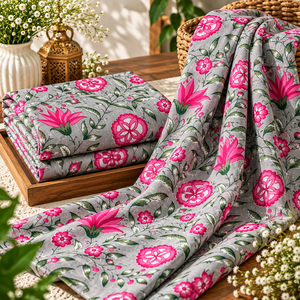 Tissu textile en coton pour rideaux, ameublement, couture, vêtements, artisanat et applications d'ameublement domestique - Product Image 5