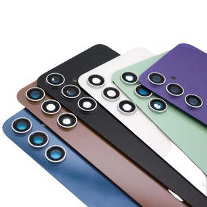 Coperchio posteriore in vetro per Samsung <span class=keywords><strong>Galaxy</strong></span> <span class=keywords><strong>S23</strong></span> FE Cover custodia posteriore custodia guscio + adesivo per obiettivo della fotocamera adesivo - Product Image 1