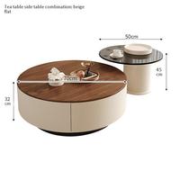 Meja Kopi Kayu Mewah Modern untuk Perabot Rumah, Meja Kopi untuk Ruang Tamu Gaya Modern