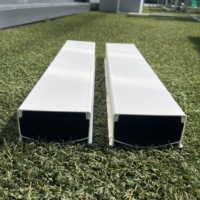 Gouttière hydroponique NFT en PVC bicolore 100 % occultante pour système de culture de laitue en ferme commerciale