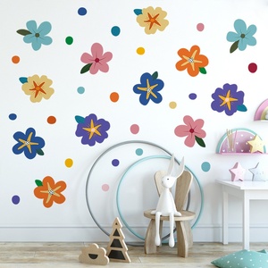 Stile bohémien semplici <span class=keywords><strong>adesivi</strong></span> a <span class=keywords><strong>fiori</strong></span> autoadesivi <span class=keywords><strong>per</strong></span> frigorifero camera dei bambini parete ambientale - Product Image 2