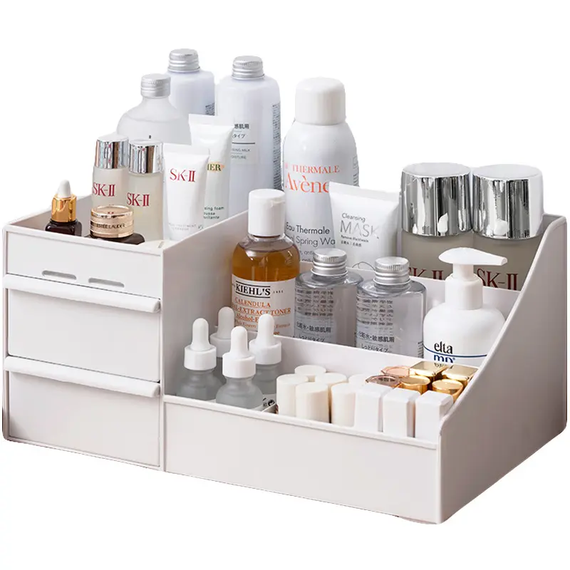 Cosmetics Makeup Maquillage Storage Box Shelves Containers with Three Colors and Four Sizes for Choosing