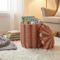 Panier de rangement multifonctionnel tressé à la main avec couvercle et poignée en corde de papier pour salle de bain, armoire, rangement de vêtements et articles ménagers