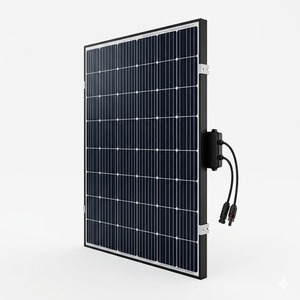 Panel Solar Monocristalino Flexible de Alta Eficiencia de 550W, Módulo Fotovoltaico Totalmente Negro |   OEM ODM Personalizable - Product Image 1