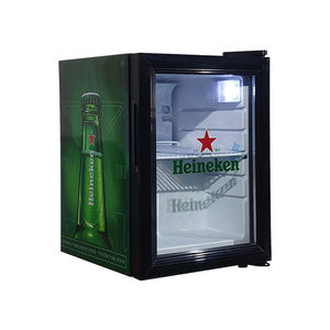 Mini-réfrigérateur commercial Meisda SC21 21L pour boissons énergisantes, porte vitrée simple, refroidisseur de boissons et de bière avec logo de marque personnalisé - Product Image 4