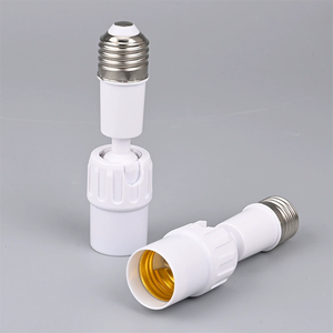 120Mm E27 to E27 LED Adapter Base Converter Extender Lamp Holder Base <strong>Bulb</strong> Extension Socket Lamp Holder - Product Image 1