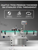 Machine d'étiquetage automatique électrique portable haute précision pour bouteilles rondes avec technologie d'impression jet d'encre PLC et moteur