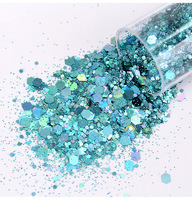 Ensemble de 32 pots de paillettes et sequins pour ongles, multicolores, flocons fins et épais, poudre holographique pour manucure, fournitures pour salon de beauté