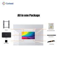 Système d'affichage mural LED à pas fin Canbest 1,2 mm 4K Ultra HD COB Micro LED avec double panneau de secours pour intérieur