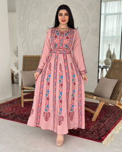 Vestido musulmán tradicional de moda, estampado, estilo Oriente Medio, nuevo y popular, ropa musulmana de última moda. - Product Image 4
