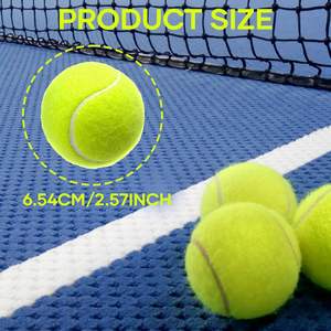 MOZKUIB Lot <span class=keywords><strong>de</strong></span> 38 <span class=keywords><strong>balles</strong></span> <span class=keywords><strong>de</strong></span> <span class=keywords><strong>tennis</strong></span> en vrac pour jeunes chiens Entraînement intérieur extérieur Jouets pour animaux <span class=keywords><strong>de</strong></span> compagnie Coach Pelotas <span class=keywords><strong>De</strong></span> Tenis Jeunes chiens - Product Image 6