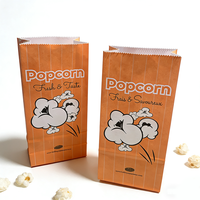 Boîte à Popcorn Jetable en Papier Bleu et Jaune, Sacs d'Emballage pour Snacks, Décoration de Fête d'Anniversaire, Fournitures pour Enfants à Domicile