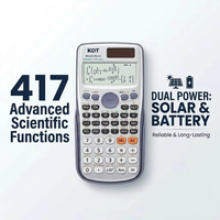Calculatrice scientifique professionnelle à 417 fonctions 991ES Plus pour les étudiants