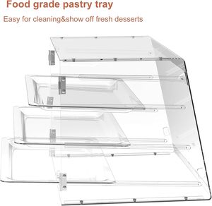 <span class=keywords><strong>Vitrine</strong></span> transparente personnalisée <span class=keywords><strong>Vitrine</strong></span> à 3 plateaux pour desserts <span class=keywords><strong>Vitrine</strong></span> pour boulangerie <span class=keywords><strong>Vitrine</strong></span> pour pâtisserie pour pain - Product Image 4