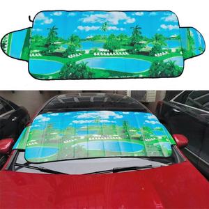 OEM Threewen Couverture Pare Solei 4 Season 2mm EPE Foam 150*800 Parasol grande para parabrisas de coche Estampado colorido para SUV Camión - Product Image 4