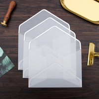 Enveloppe en papier calque pour lettres d'amour et cartes postales de mariage