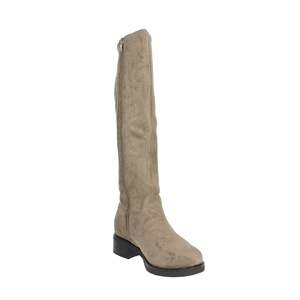 Women's <b>Knee</b> <b>High</b> Boots Taupe Suede 36 Heel Height - Product Image 5