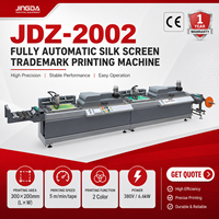 Impresora de Serigrafía de Dos Colores JDZ-2002, Máquina Automática de Impresión de Etiquetas de Tela y Marcas para Prendas