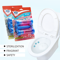 Deterjen Pembersih Toilet Sekali Pakai 2pcs Aroma Bunga Ramah Lingkungan Pembersih Kloset Bentuk Padat Grosir