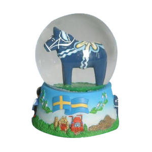 Harz Danmark souvenir viking auf viking schiff modell schnee globus geschenk - Product Image 3