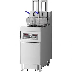 Friteuse commerciale à cuve ouverte avec filtre à huile pour poulet / frites - Product Image 1