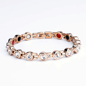 <span class=keywords><strong>Amazon</strong></span> vente en gros de bracelet magnétique à énergie scalaire en acier inoxydable au germanium biologique sain pour hommes et femmes - Product Image 3