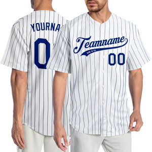 Jersey Baseball Sublimasi Kustom yang Sedang Tren untuk Seragam Tim Sekolah Menengah, Turnamen, Pertandingan, dan Latihan - Product Image 2