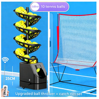 Trykid - Réseau de rebond portable en acier pour entraînement de tennis - Lanceur de balles automatique - Équipement d'entraînement pour la pratique en solo