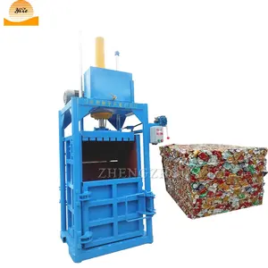 Hydraulic recycling cardboard Used Tyre baler machine for aluminum cans paper baling bale pressing machine