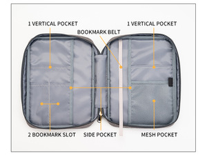 Funda para <span class=keywords><strong>Biblia</strong></span> con Asa Resistente, Cierre <span class=keywords><strong>de</strong></span> Cremallera, Portátil, Simple, Protectora, Bolsillo, Bolsa para Iglesia, Accesorios para <span class=keywords><strong>Estudio</strong></span> Bíblico - Product Image 3