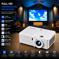 Projecteur laser Sharp XG-TK456ZA 1080P 6000 lumens, installation à 360°, haut-parleurs intégrés, salle de culte